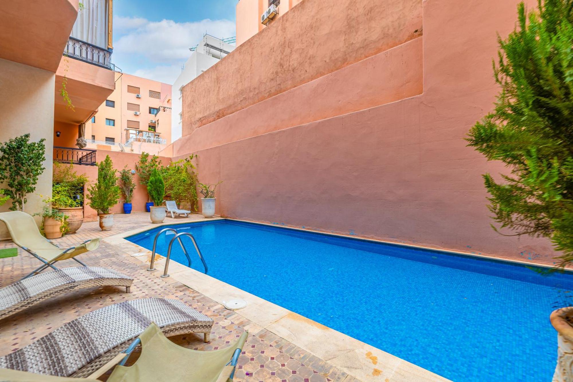 Oasis - Appartement Authentique A Gueliz Marrakesh Exterior photo